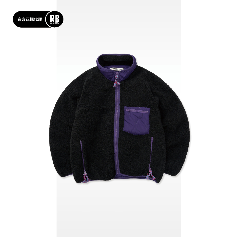 SOFT CONTAINER 抓绒绗棉外套男RADIANCE-Blue