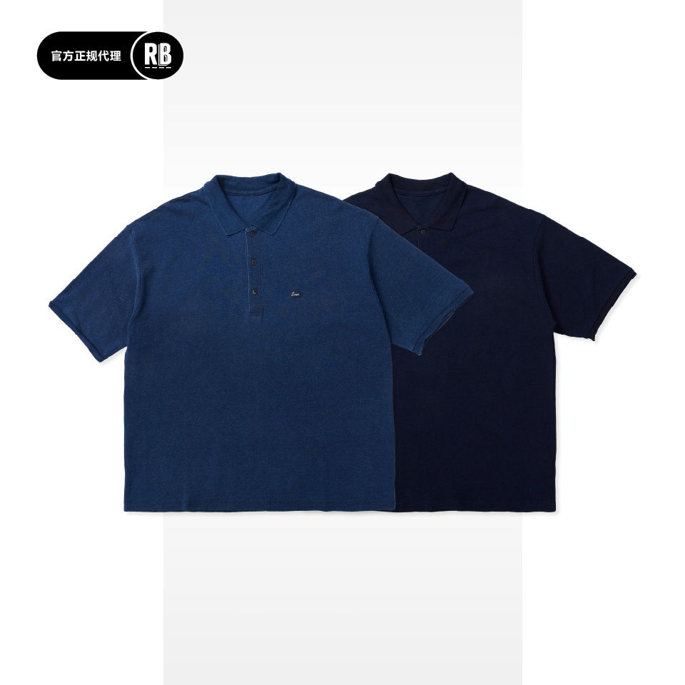 PORTERCLASSIC蓝染Polo衫
