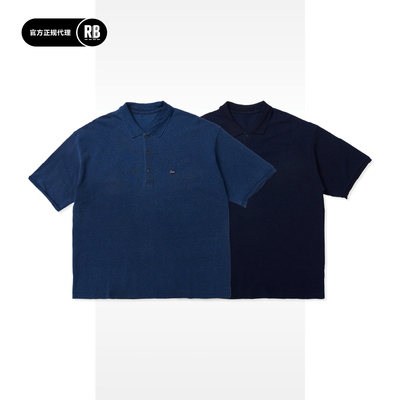 PORTERCLASSIC蓝染Polo衫