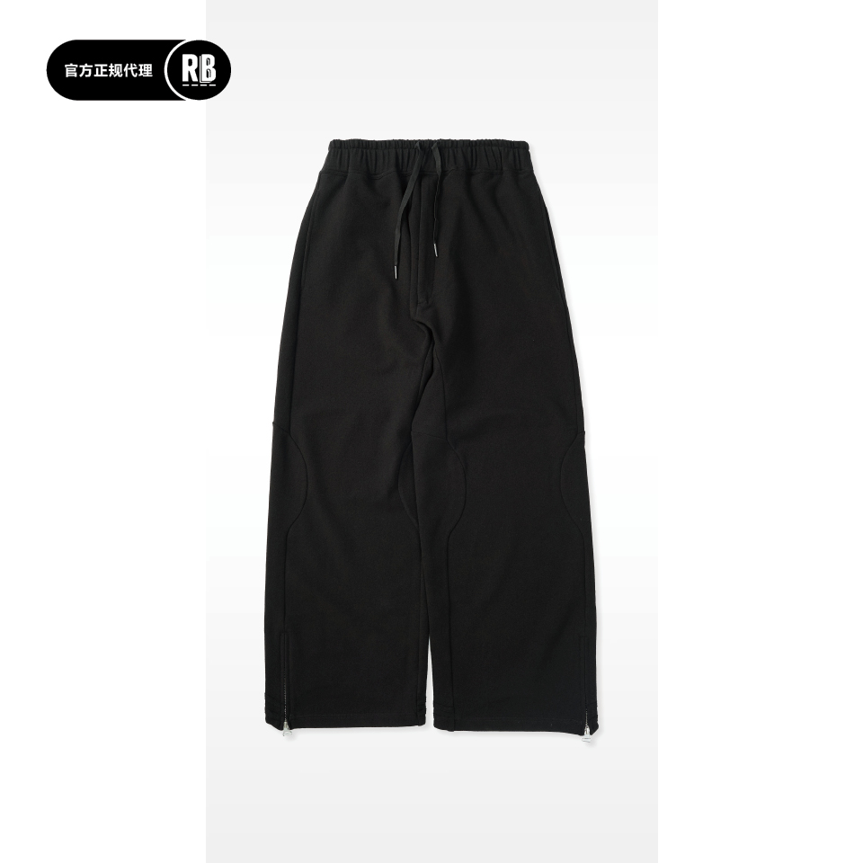 ZR简约拼条圆膝面缅裆卫裤