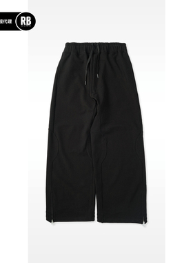 ZR 新品简约拼条圆膝面缅裆卫裤男RADIANCE-Blue