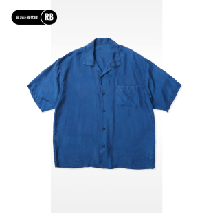 男RADIANCE PORTER 蓝染丝质衬衫 春夏新品 Blue CLASSIC