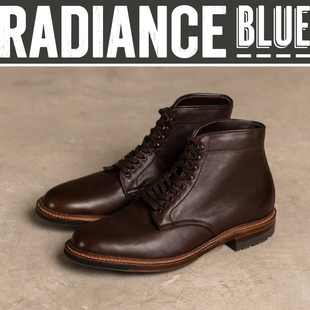 Alden Blue 4512HC 高帮深棕色压纹皮牛皮靴国内现货RADIANCE