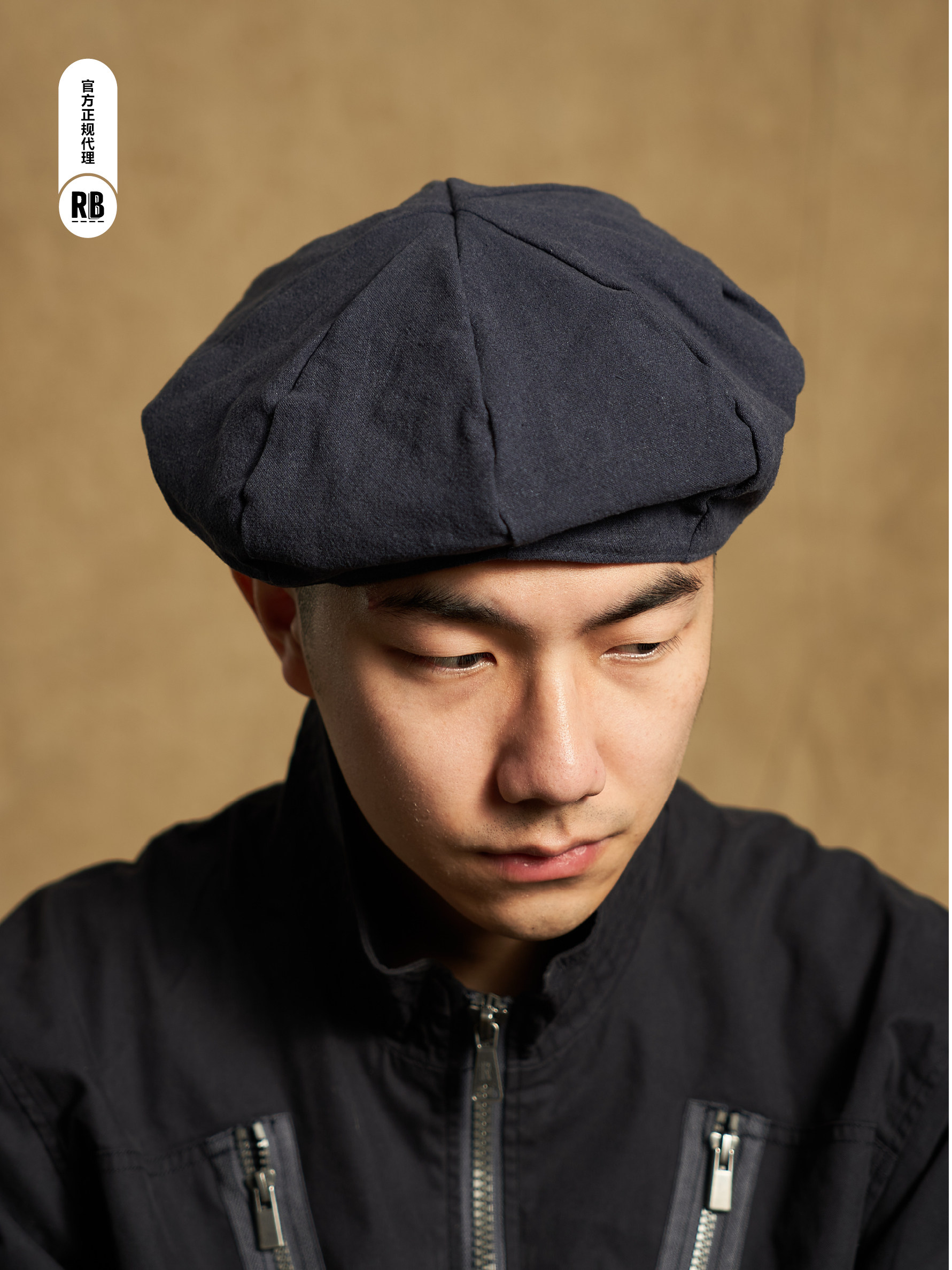 Blue Beret Hat: Rb House Label Radiance-Blue Wool - Taobao product photo 2