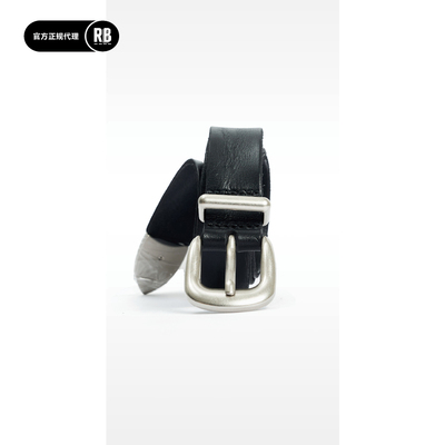 SOFT CONTAINER 肌理感牛皮西部腰带男RADIANCE-Blue