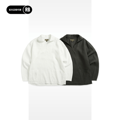 Nigel Cabourn 春夏新品法式汉麻套头衫男RADIANCE-Blue