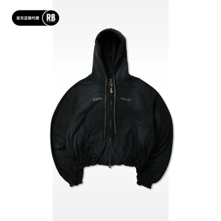 男RADIANCE SHINYA 水洗拉链帽衫 秋冬新品 Blue KOZUKA