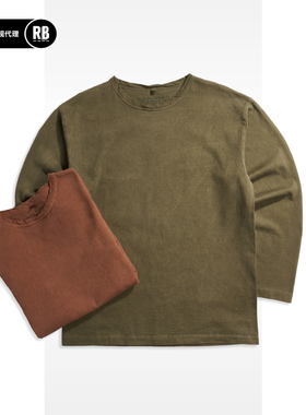 Nigel Cabourn 春夏新品40s USMC长袖训练衫男RADIANCE-Blue