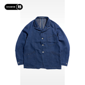 MotivMfg 新品 Peak MOTIV Lapel丹宁尖驳领休闲夹克RADIANCE Blue