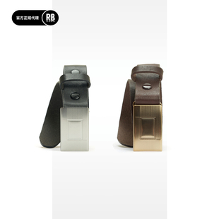 Blue 牛皮皮带男RADIANCE T.T 秋冬新品