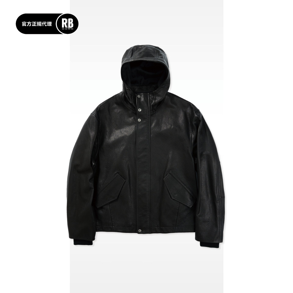 RB House Label Parka连帽派克皮衣男RADIANCE-Blue