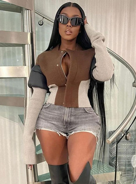 Slim fit street shooting short baseball jersey修身短款棒球服