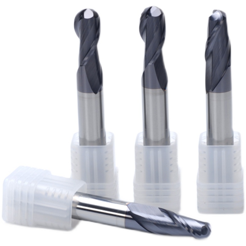 65度2刃钨钢合金不锈钢钛合金基镍专用涂层立铣刀R0.75R1R2R3R4R5
