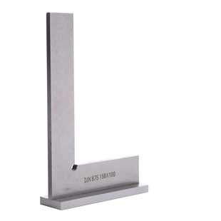 宏博90度直角尺带座角尺0级高精度角度尺一体不锈钢尺身加宽底座