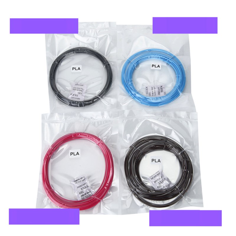 袋装高温3D打印笔专用线材 1.75mm 20色多色PLA耗材 10m*20pcs