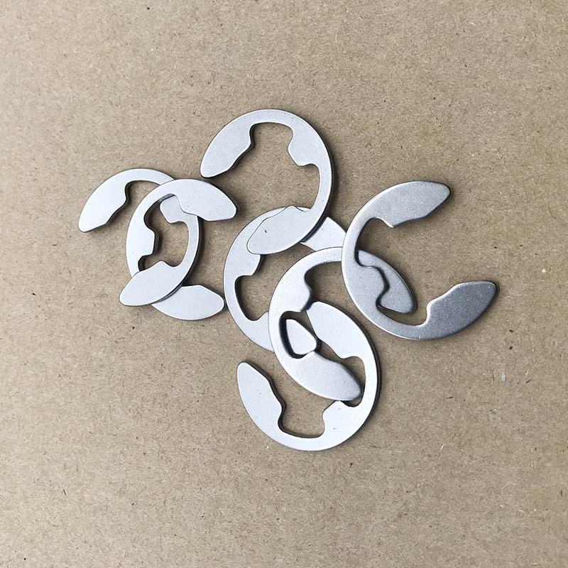 515pcs盒装 卡簧挡圈 304不锈钢E型卡簧挡圈 1.5-15mm组合