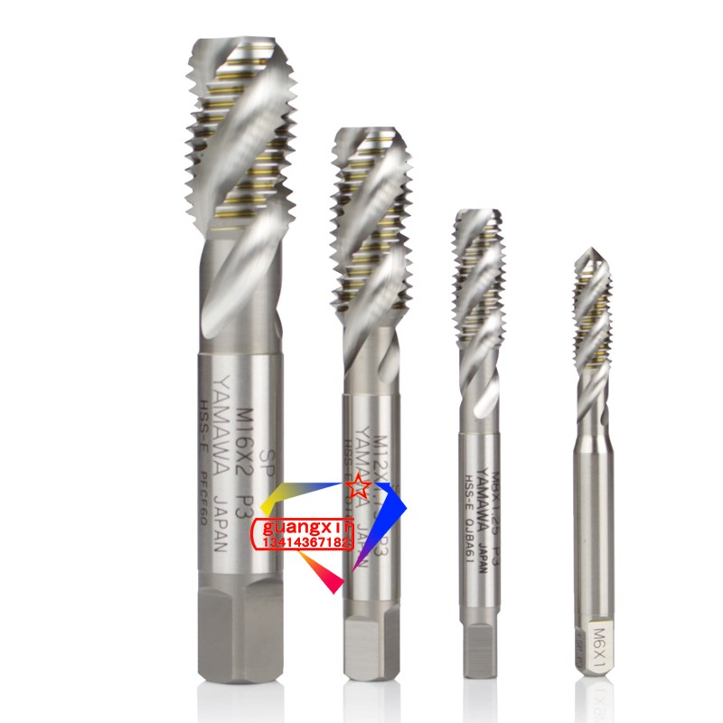 日本YAMAWA公制细牙丝锥N-SP M 2 3 4 5 6 7 8 9 10 11 12 14丝攻