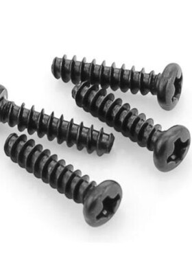 PB3x63x18黑色防锈圆头自攻平尾螺丝GB845-F型304不锈钢达克罗