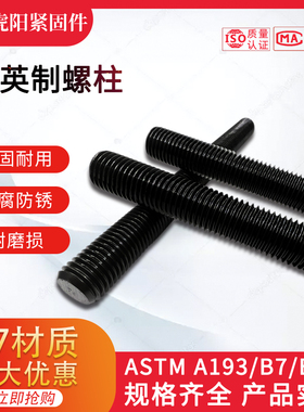 全螺纹螺柱ASTM A193/B7 B8M B16 A320/L7双头螺栓全螺纹螺杆M 16