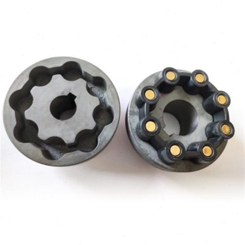 CC铁芯联轴器弹性体橡胶弹性圈垫子6柱8角MH缓冲垫65 80 90 130