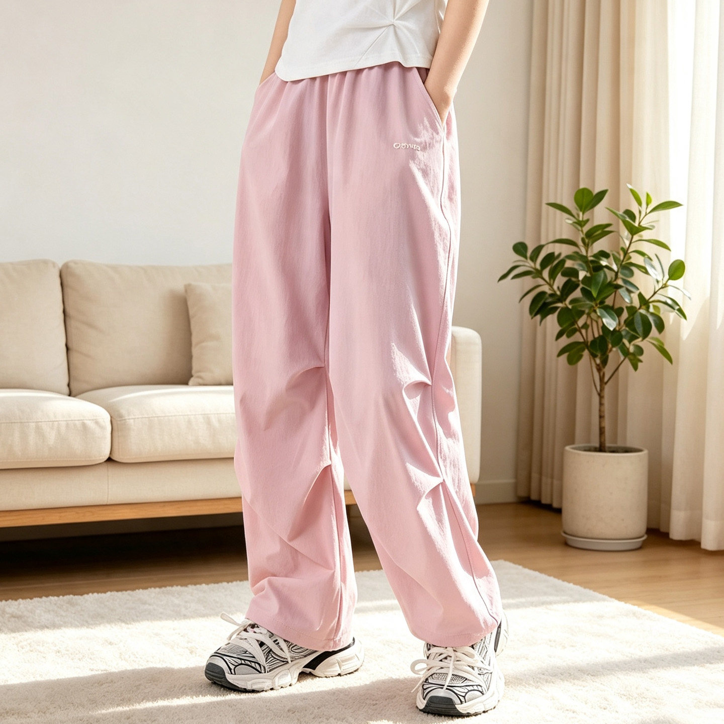 女童裤子春秋长裤休闲夏薄款百搭