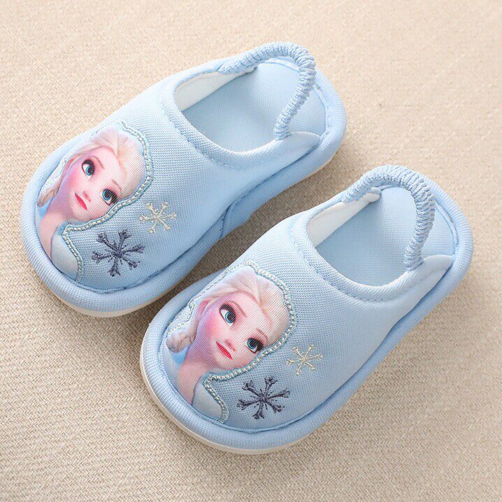 冰雪奇缘儿童棉拖鞋女童