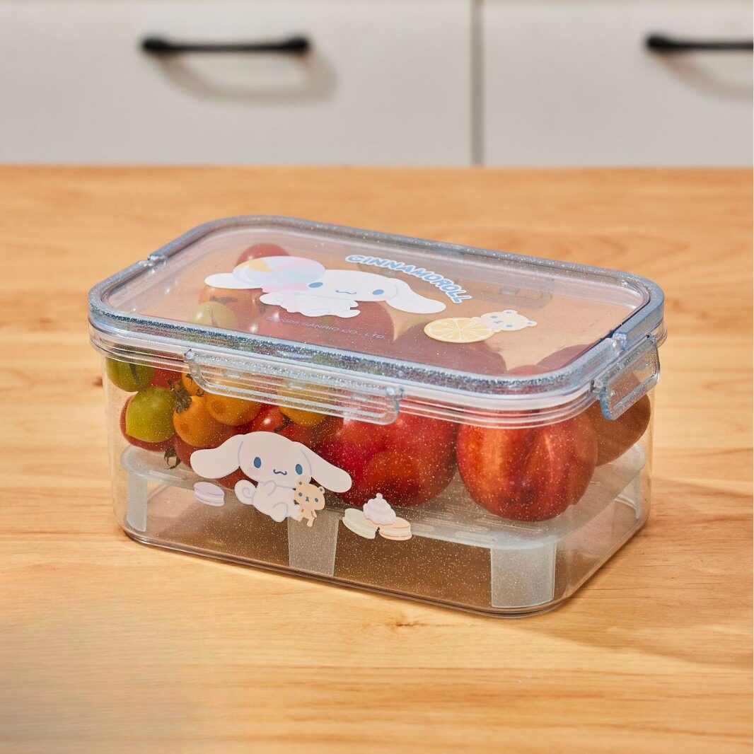 玉桂狗便当盒户外野餐篮大耳狗冰箱食品保鲜盒可沥水零食水果收纳