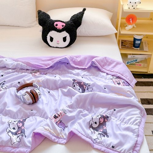 库洛米小毯子爆款水洗棉夏凉被