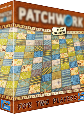 欧美经典 *Patchwork*拼布*对战桌游卡牌 大战策略2人 休闲聚会