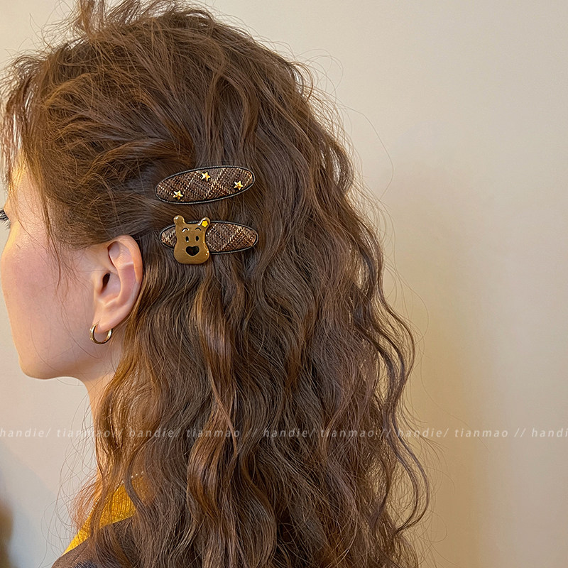 可爱小狗星星发夹女前额发卡2025新款侧边夹碎发刘海夹高级感头饰,饰品/流行首饰/时尚饰品新,发饰,淘宝优惠券,粉丝福利购,淘宝优惠卷