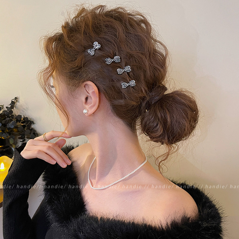 精致小巧蝴蝶结发夹女轻奢闪钻边夹刘海夹子2026新款高端发卡头饰,饰品/流行首饰/时尚饰品新,发饰,淘宝优惠券,粉丝福利购,淘宝优惠卷