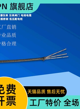 k型热电偶补偿导线 ZR-KX-HS-FFRP 2*1.5 耐高温阻燃防火补偿电缆