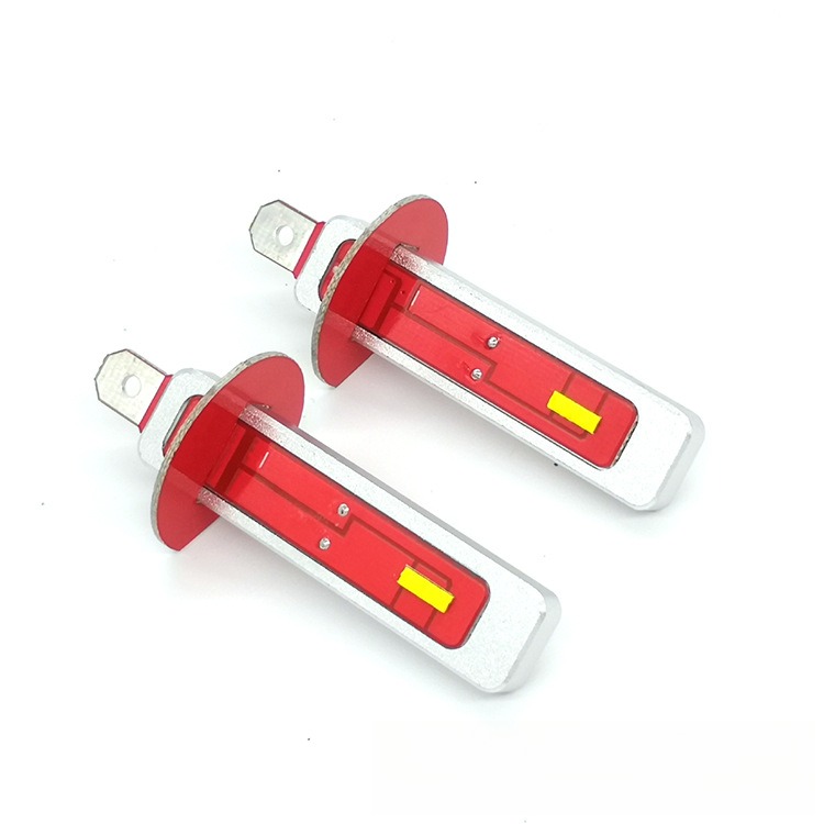 汽车LED 前雾灯1860  H1 H3 30W汽车改装LED超亮雾灯金黄光