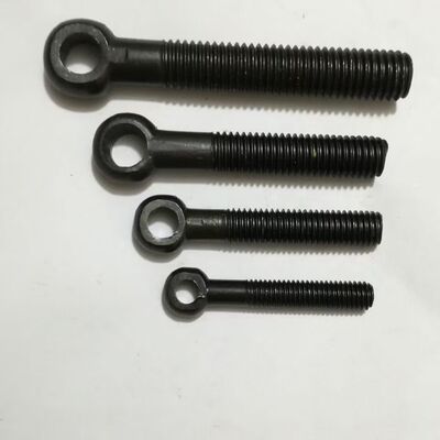 活节螺丝4.8级发黑原GB798活结螺栓孔眼M5M6M8M10M12M16-30带孔
