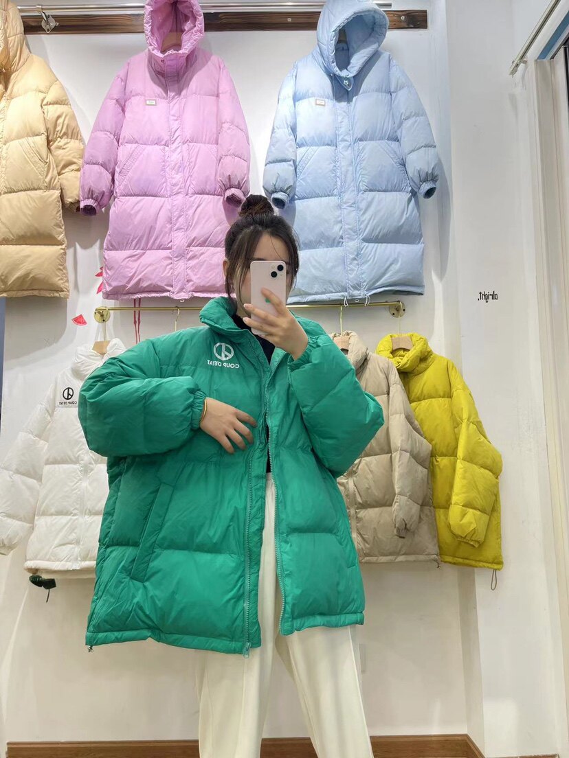 2025新款短款冬季权志龙羽绒服男女面包服外套
