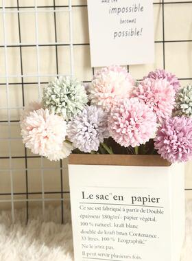 装饰品蒲公英仿真花INS风植物婚庆仿真植物墙花墙玫瑰花MW15192定