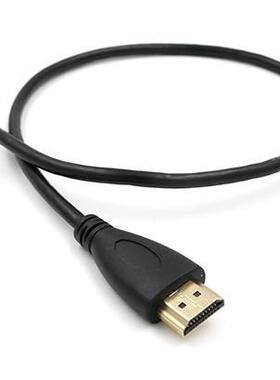 迷你miniHDMI转HDMI线90度弯头 清线单反相机专用短线1M0.5M2M1.5
