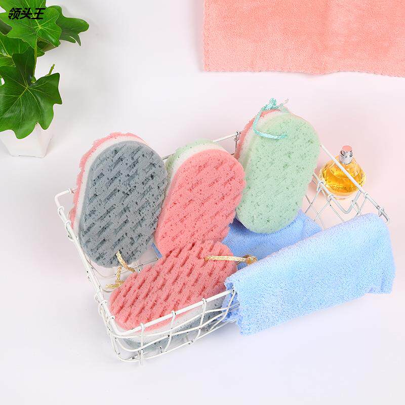 三层双面海绵搓澡擦成人沐浴海绵擦儿童洗澡起泡家用搓澡巾神器