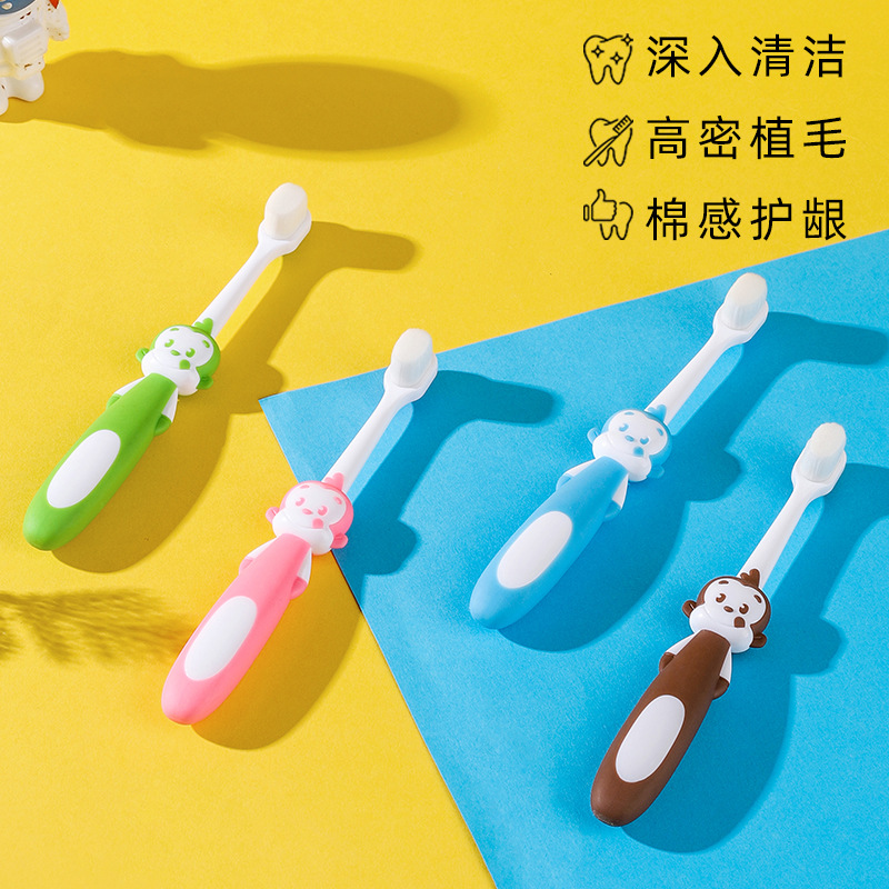 【】儿童牙刷万根软毛3-6-12岁婴幼儿宝宝换牙期整箱