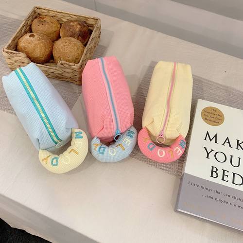 26145 高颜值可爱糖果色化妆包笔袋女便携大容量手提洗漱收纳包