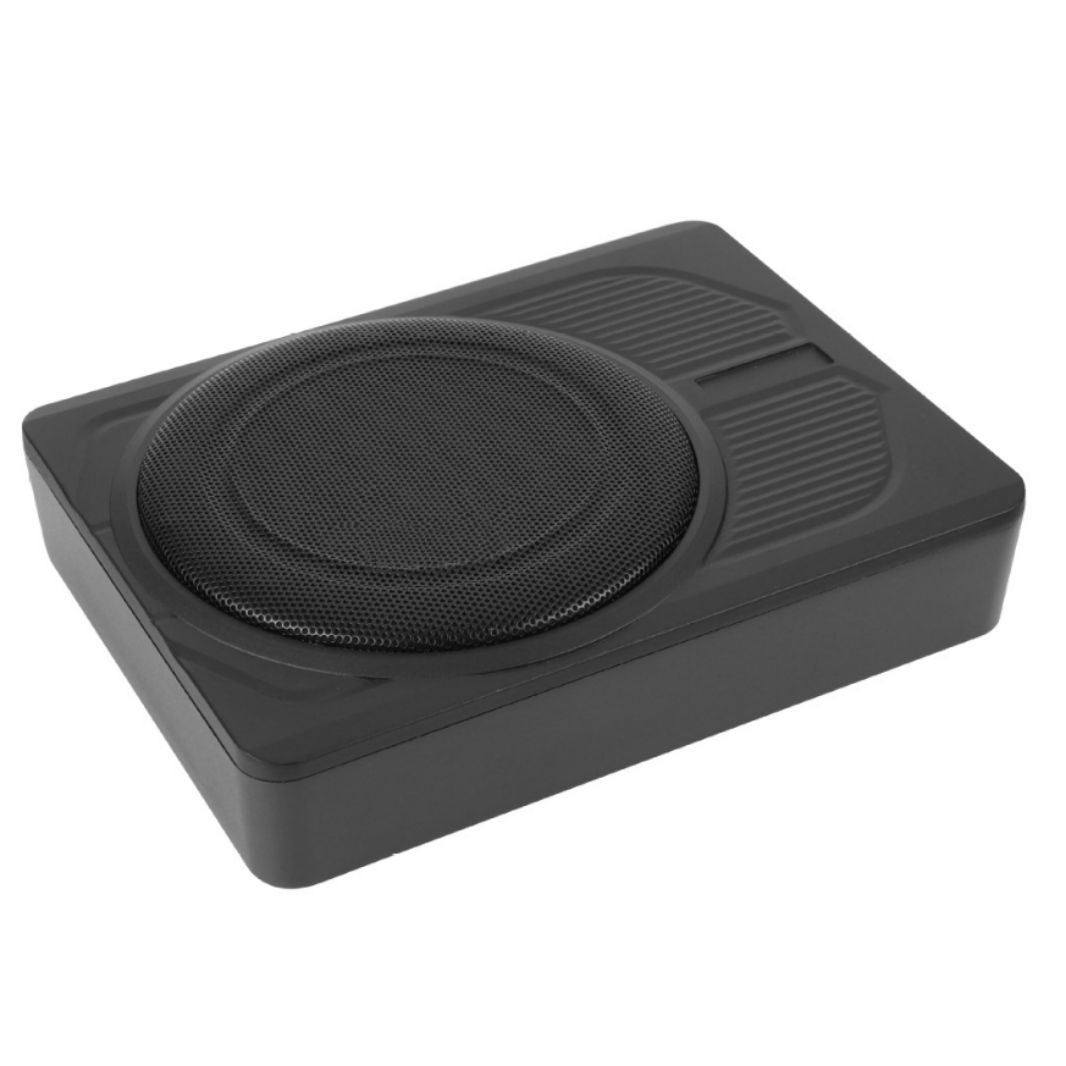 新品铝合金座椅音响12v车载专用超重低音车用改装座位下10寸超薄