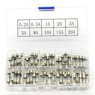 20A玻璃保险管 快速熔断0.2 供应100 20mm电气保险丝套件