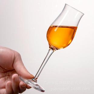 玻璃威士忌品鉴杯品酒杯闻香杯高脚鸡尾酒杯小酒杯郁金香杯子定制