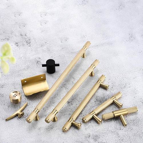 玉环龙林五金单孔牛角免打孔新法式抽屉衣鞋橱柜门拉把手定制