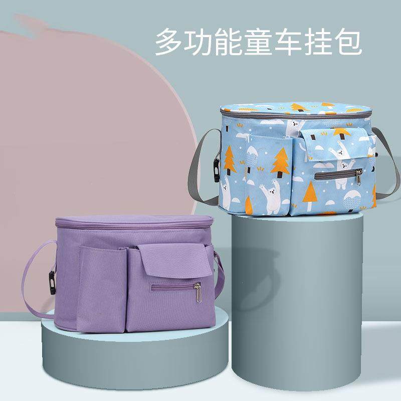 厂家批发婴儿推车挂包多功能外出旅行妈咪包防水母婴收纳包童车包