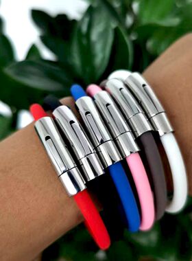 2000CC负硅胶手链平衡户外篮球运动手腕带男女手环