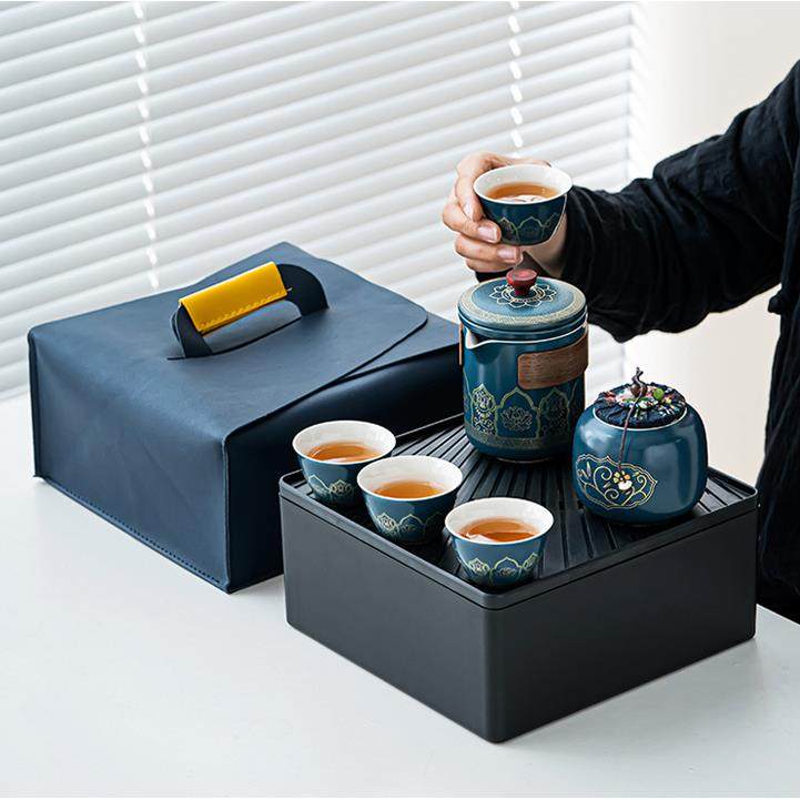 旅行茶具套装便携式家用小套装随身户外露营功夫车载泡茶礼品LOGO,节庆用品/礼品,伴手礼,淘宝优惠券,粉丝福利购,淘宝优惠卷