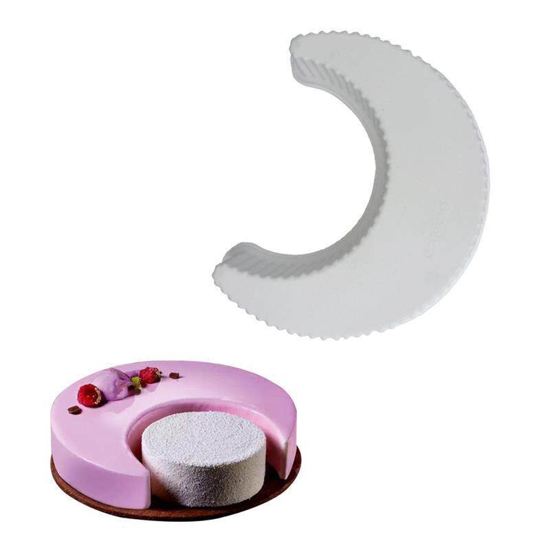 单孔月亮慕斯蛋糕硅胶模具 烘培法式甜点模 巧克力模