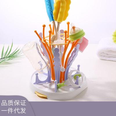 婴儿奶瓶晾干架沥水架多功能果盘首饰防尘干燥架晾干支架奶瓶收纳