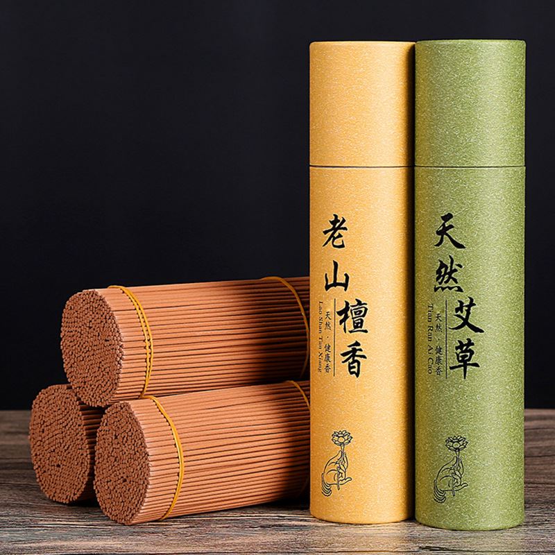 产地直销 大盒老山檀香线香艾草线香 天然室内香薰精油